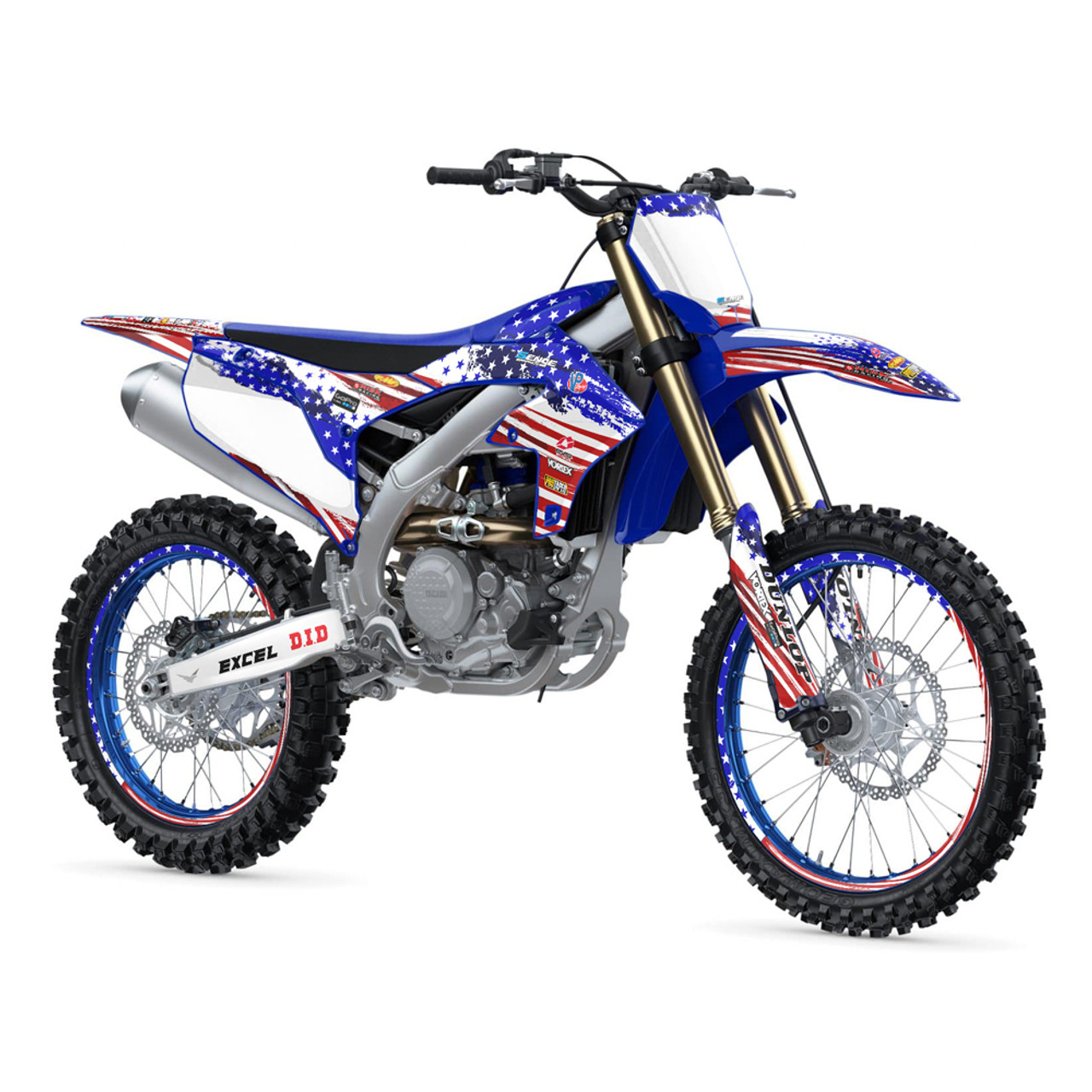 Yamaha YZ 450F Dirt Bike Graphics Kit - MERICA | SENGE GRAPHICS INC