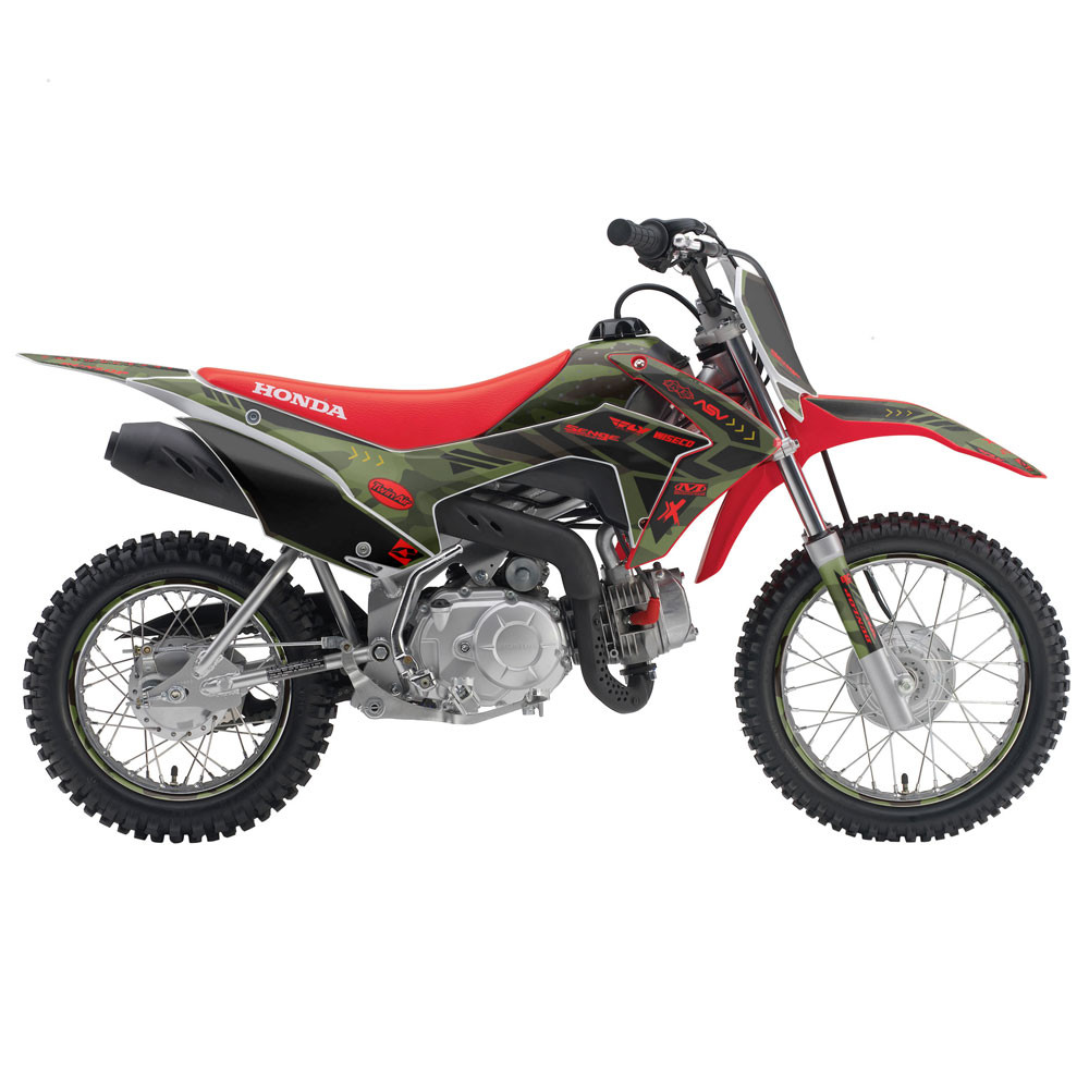 Honda CRF 80 Dirt Bike Graphics Kit APACHE SENGE GRAPHICS INC