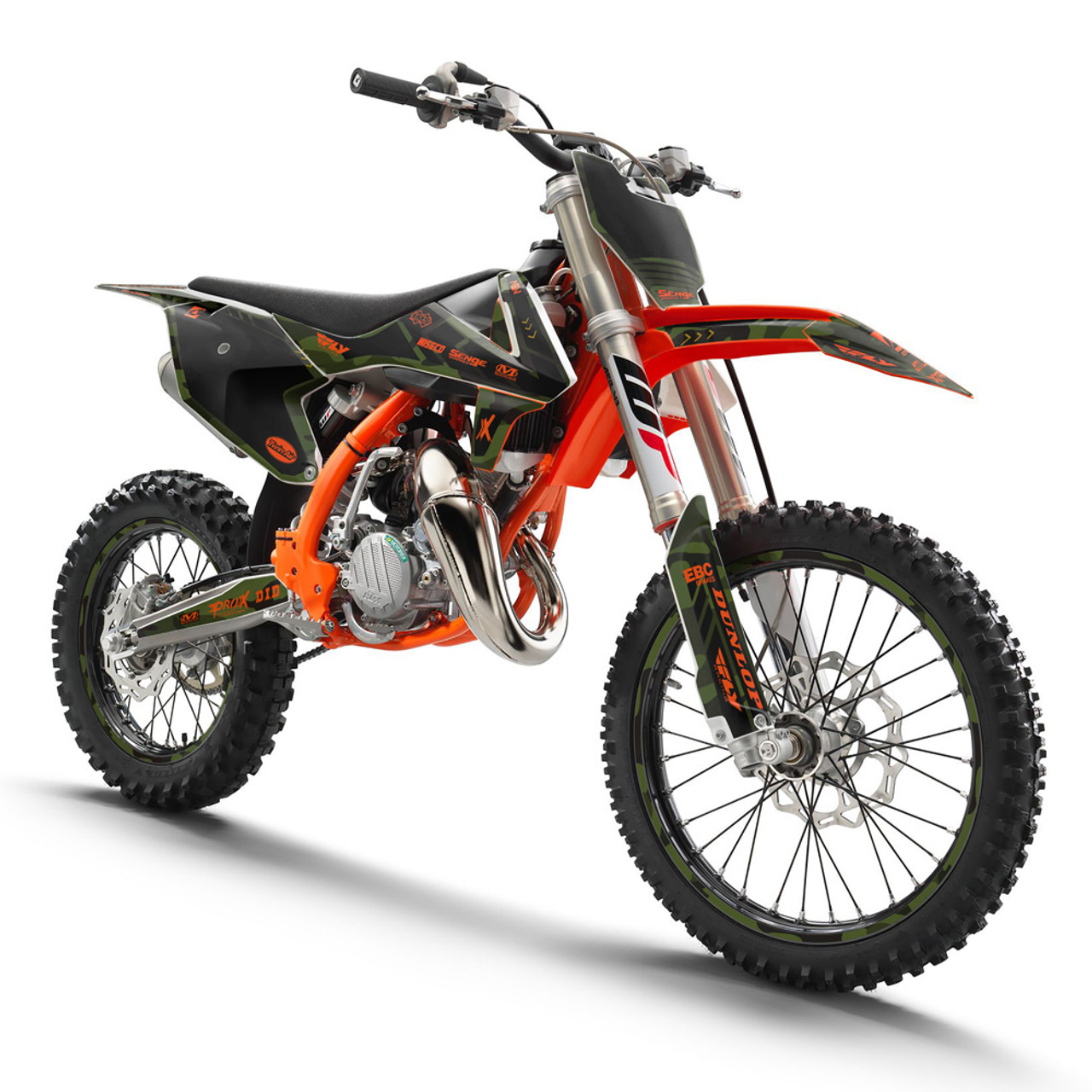 KTM SX 65 Dirt Bike Graphics Kit - APACHE | SENGE GRAPHICS INC