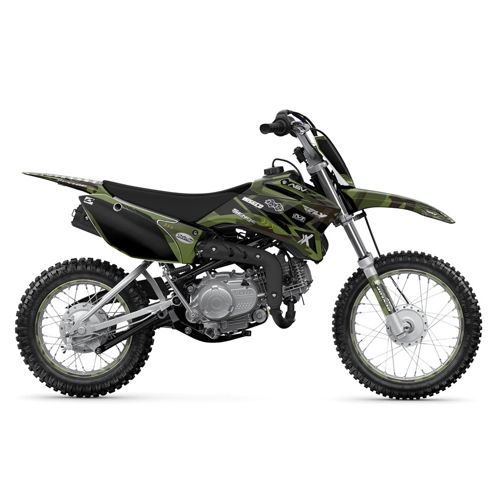 Yamaha TTR 50 Dirt Bike Graphics Kit - APACHE | SENGE GRAPHICS INC