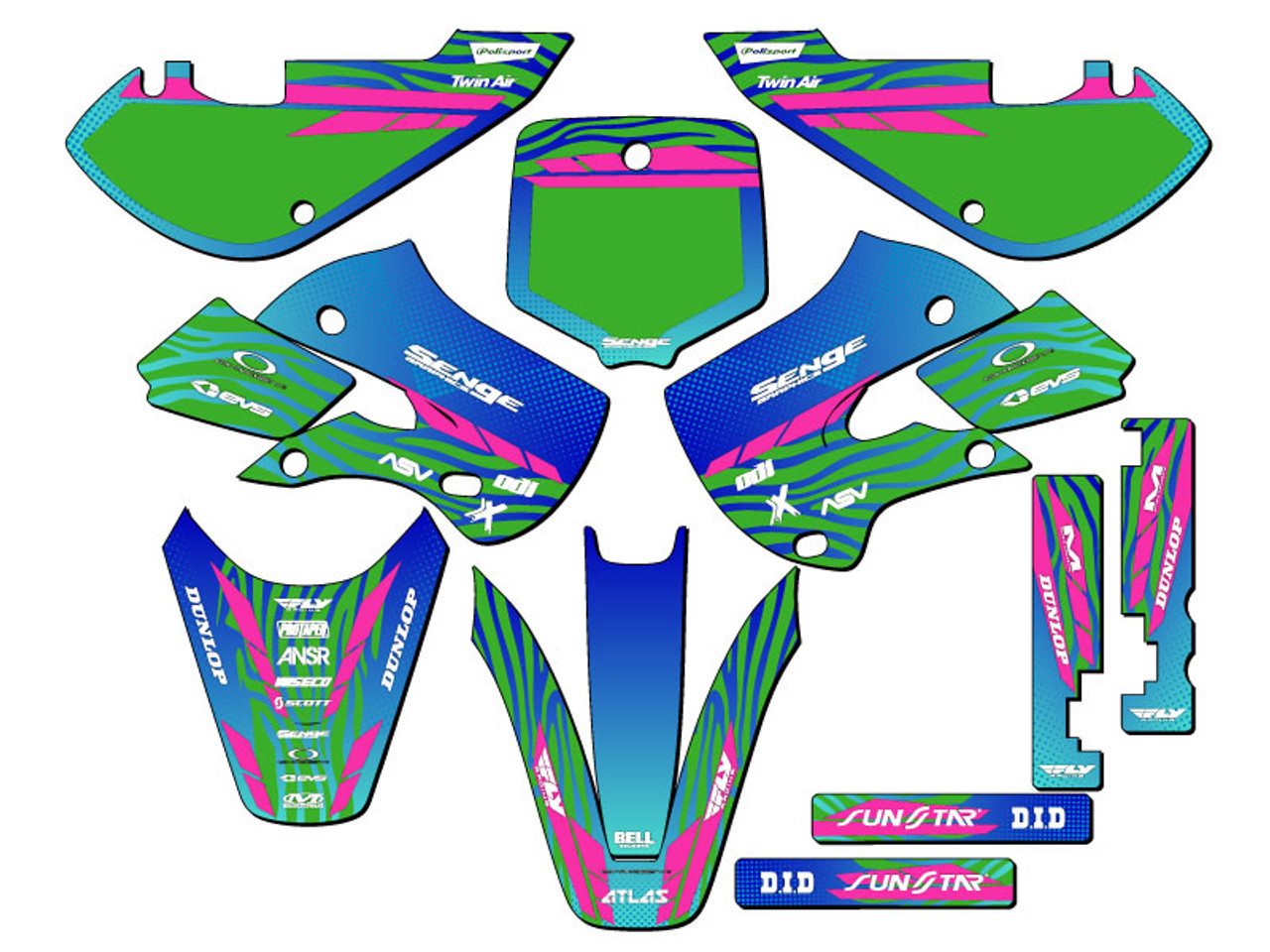 TIGRE Graphics Kit for KX 65