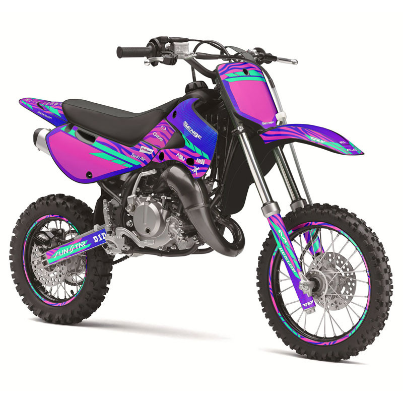 Suzuki JR 80 Dirt Bike Graphics Kit - TIGRE | SENGE GRAPHICS INC