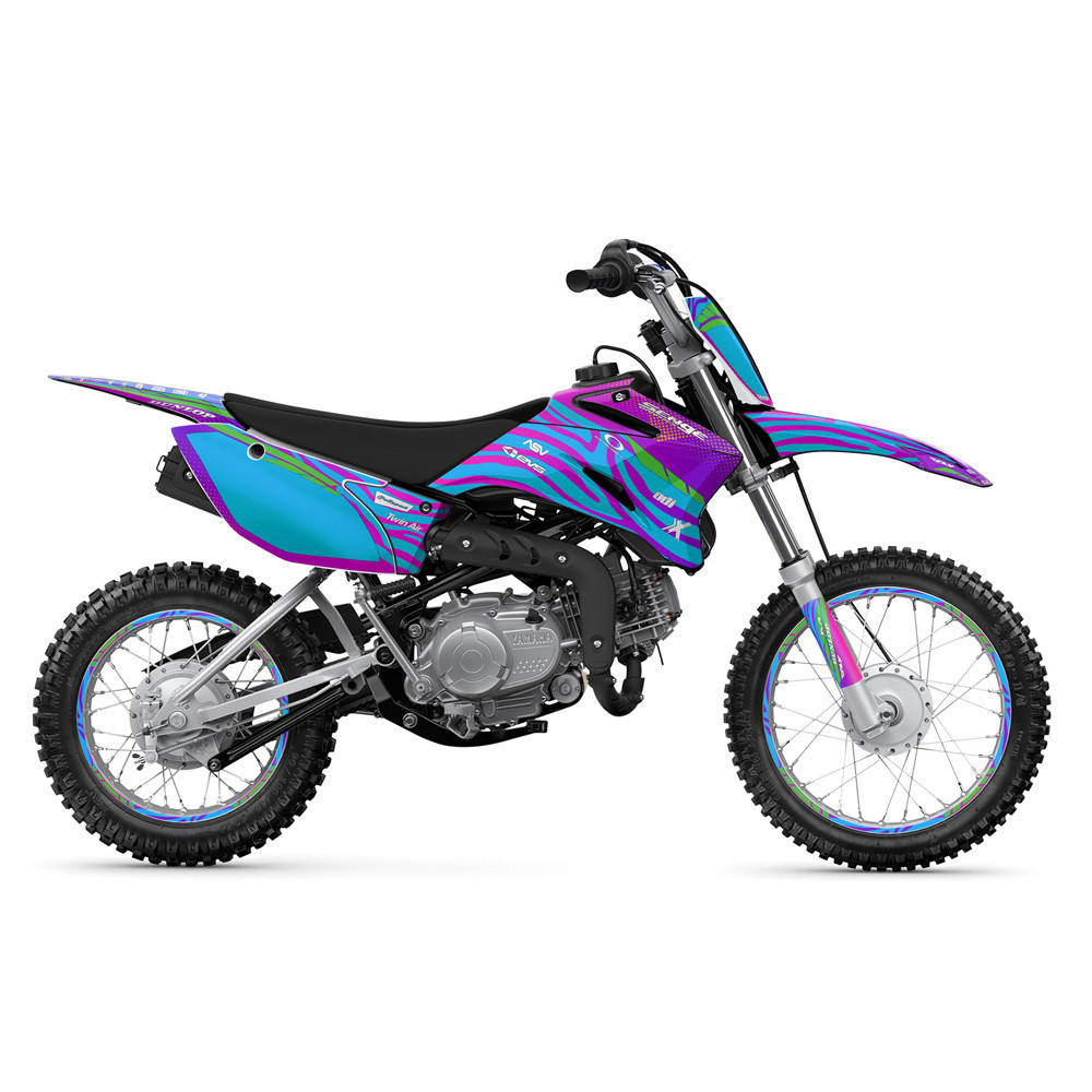 Yamaha PW 50 Dirt Bike Graphics Kit - TIGRE | SENGE GRAPHICS INC