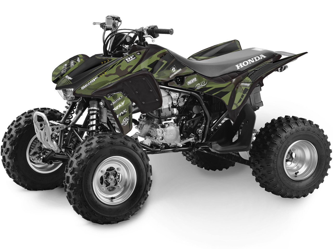 原画 雲豹 #137 Honda TRX 250 EX ATV Graphics Kit - APACHE | SENGE GRAPHICS INC