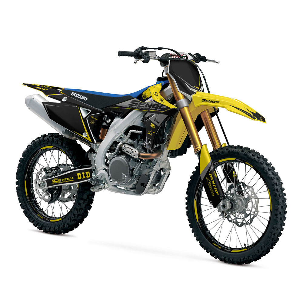 Suzuki RMZ 450 Dirt Bike Graphics Kit - BINARY | SENGE GRAPHICS INC