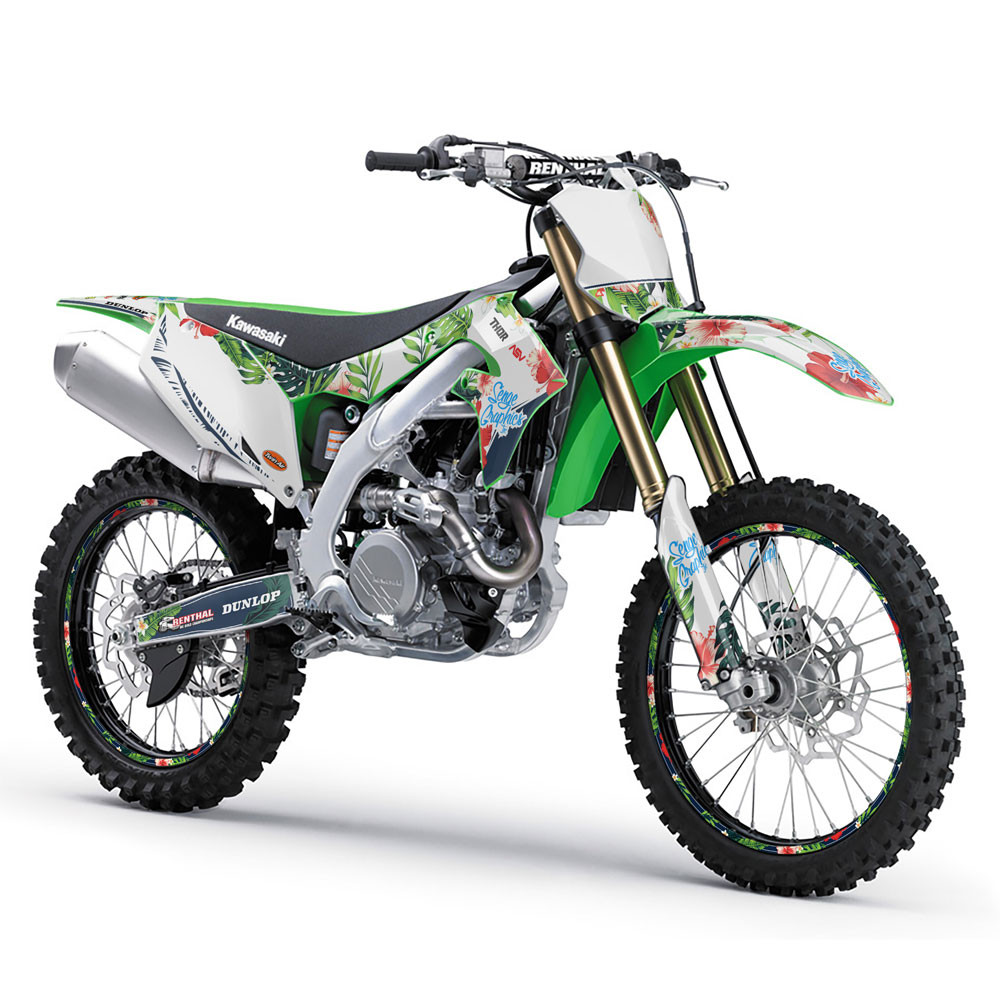 Kawasaki KX 450F Dirt Bike Graphics Kit - TROPIC | SENGE GRAPHICS INC