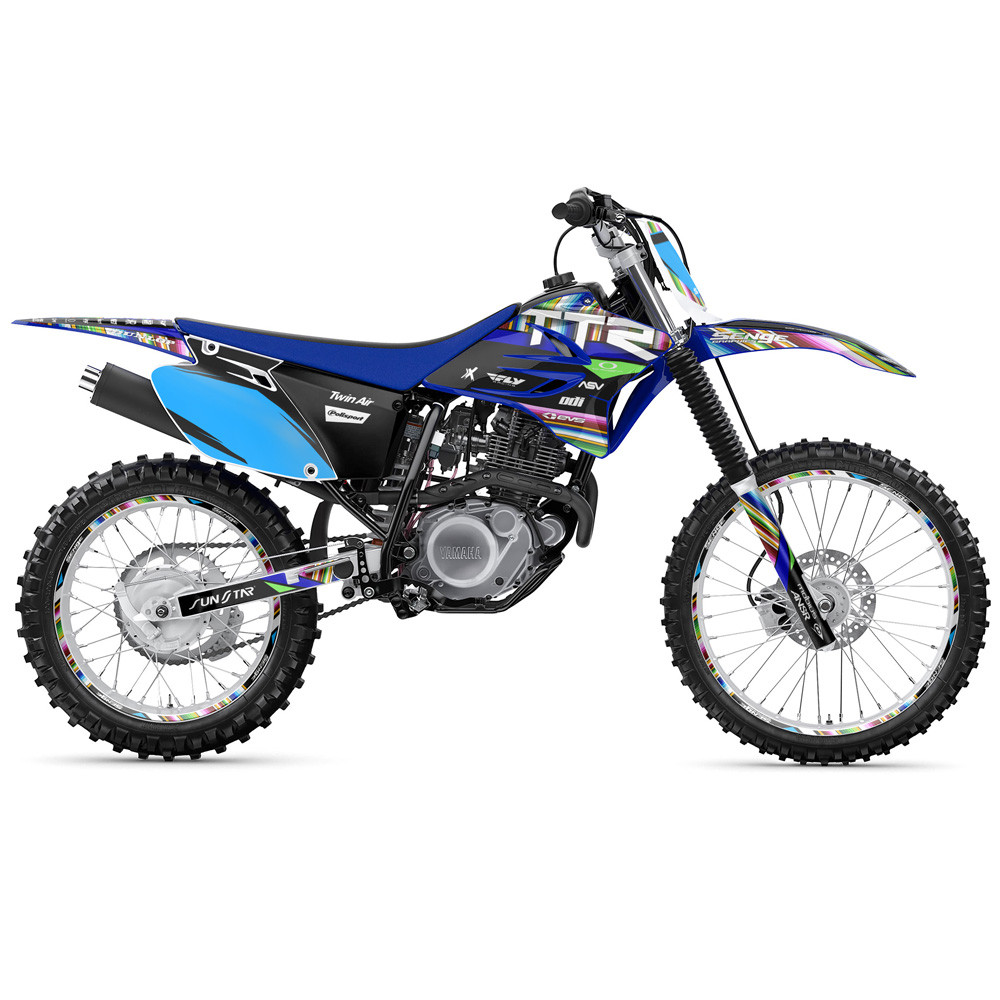 Yamaha TTR 125 Dirt Bike Graphics Kit - SERAPE | SENGE GRAPHICS INC