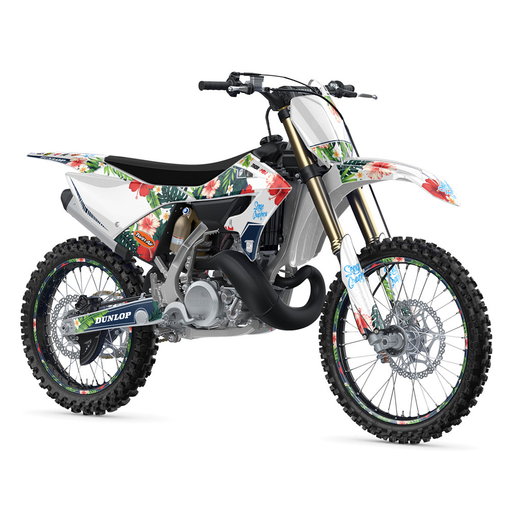 Yamaha YZ 125 Dirt Bike Graphics Kit - TROPIC | SENGE GRAPHICS INC