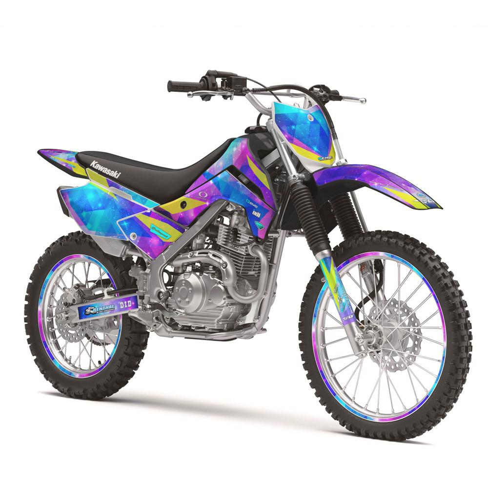 Kawasaki KLX 140RF Dirt Bike Graphics Kit - SPACE KADET | SENGE