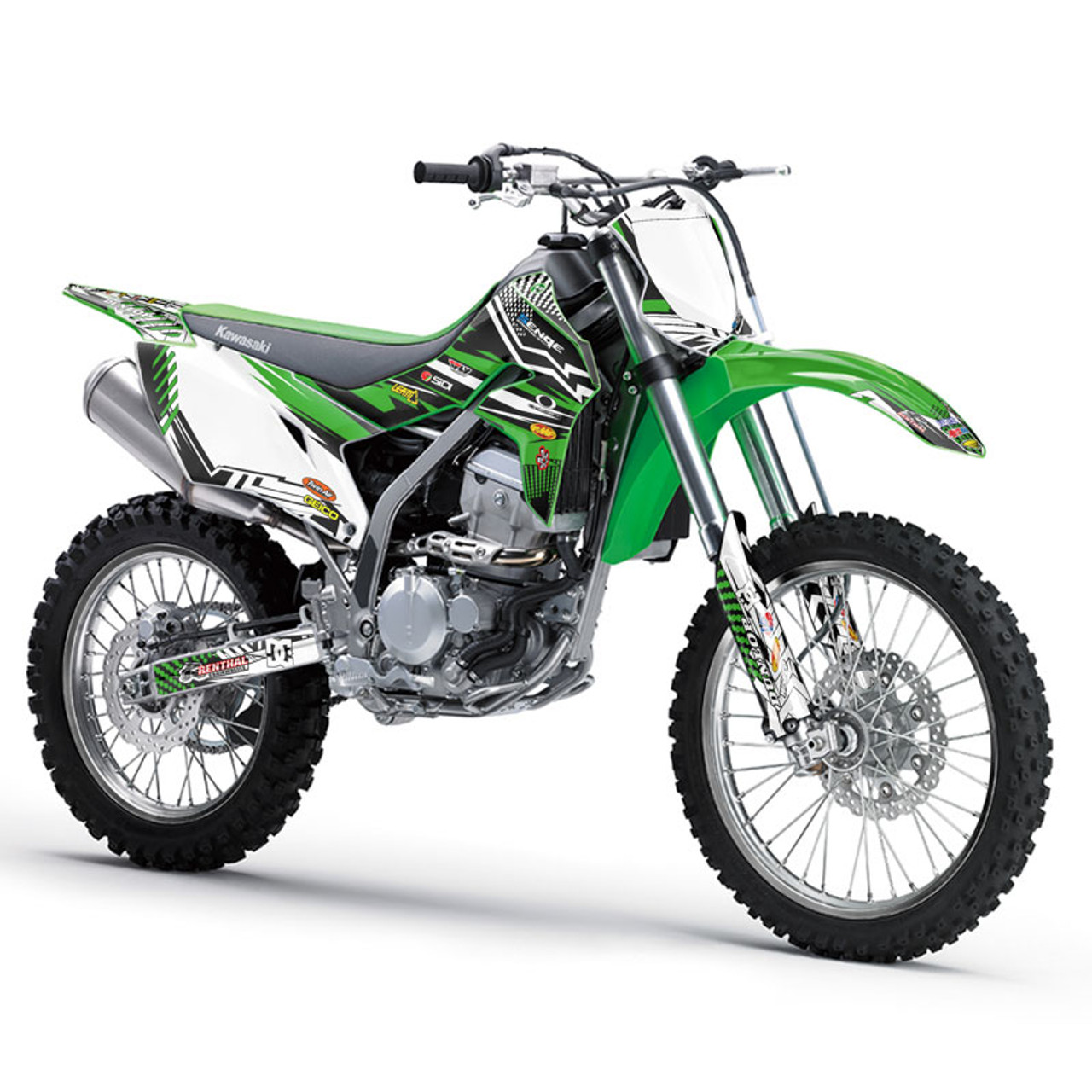 Kawasaki KLX 300R Dirt Bike Graphics Kit - MAYHEM | SENGE GRAPHICS INC