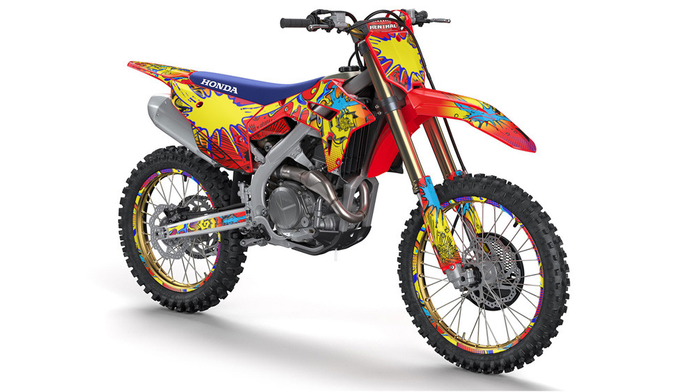 Honda CRF 250F Dirt Bike Graphics Kit - ZANY | SENGE GRAPHICS INC