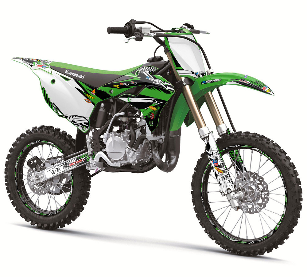 Kawasaki KX 112 Dirt Bike Graphics Kit - MAYHEM | SENGE GRAPHICS INC