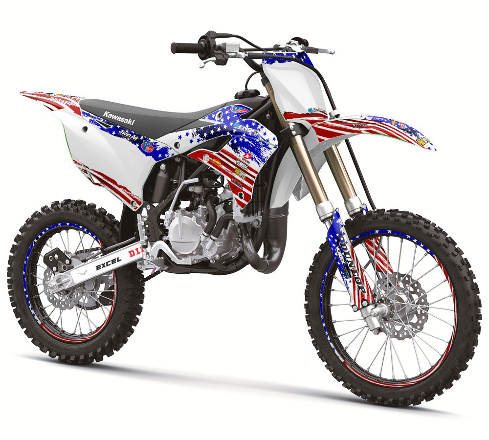 Stroke Kawasaki Cross 125 Kawasaki KMX 125 1992 Motorcycle