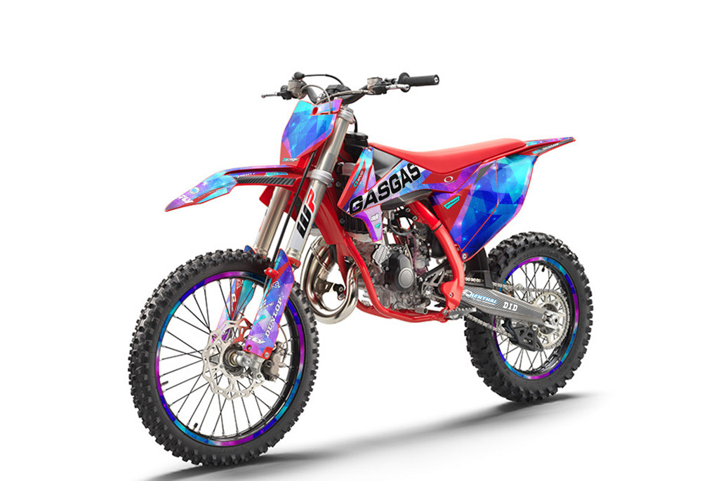GASGAS MC 85 Dirt Bike Graphics Kit - SPACE KADET | SENGE GRAPHICS INC
