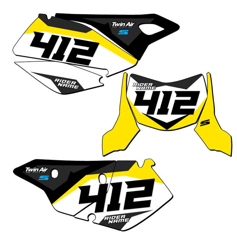 Suzuki DRZ 400 SM Dirt Bike Number Plate Graphics - SG63 | SENGE