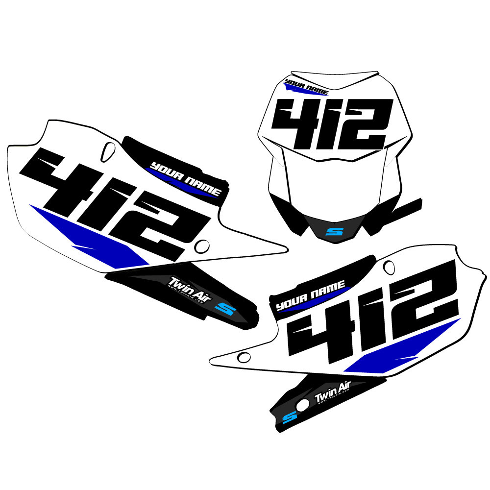 Yamaha WR 250F Dirt Bike Number Plate Graphics - SG64 | SENGE
