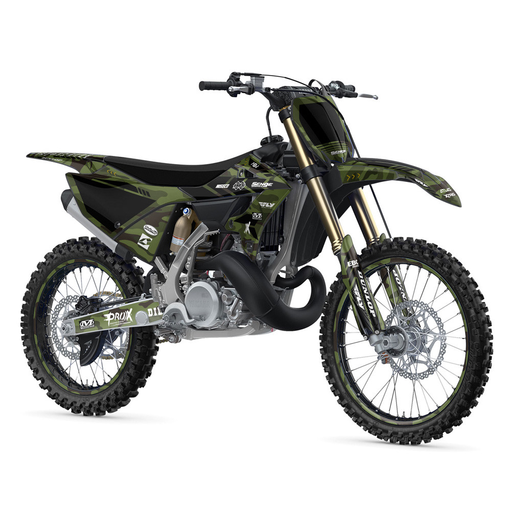Yamaha YZ 250X Dirt Bike Graphics Kit - APACHE | SENGE GRAPHICS INC
