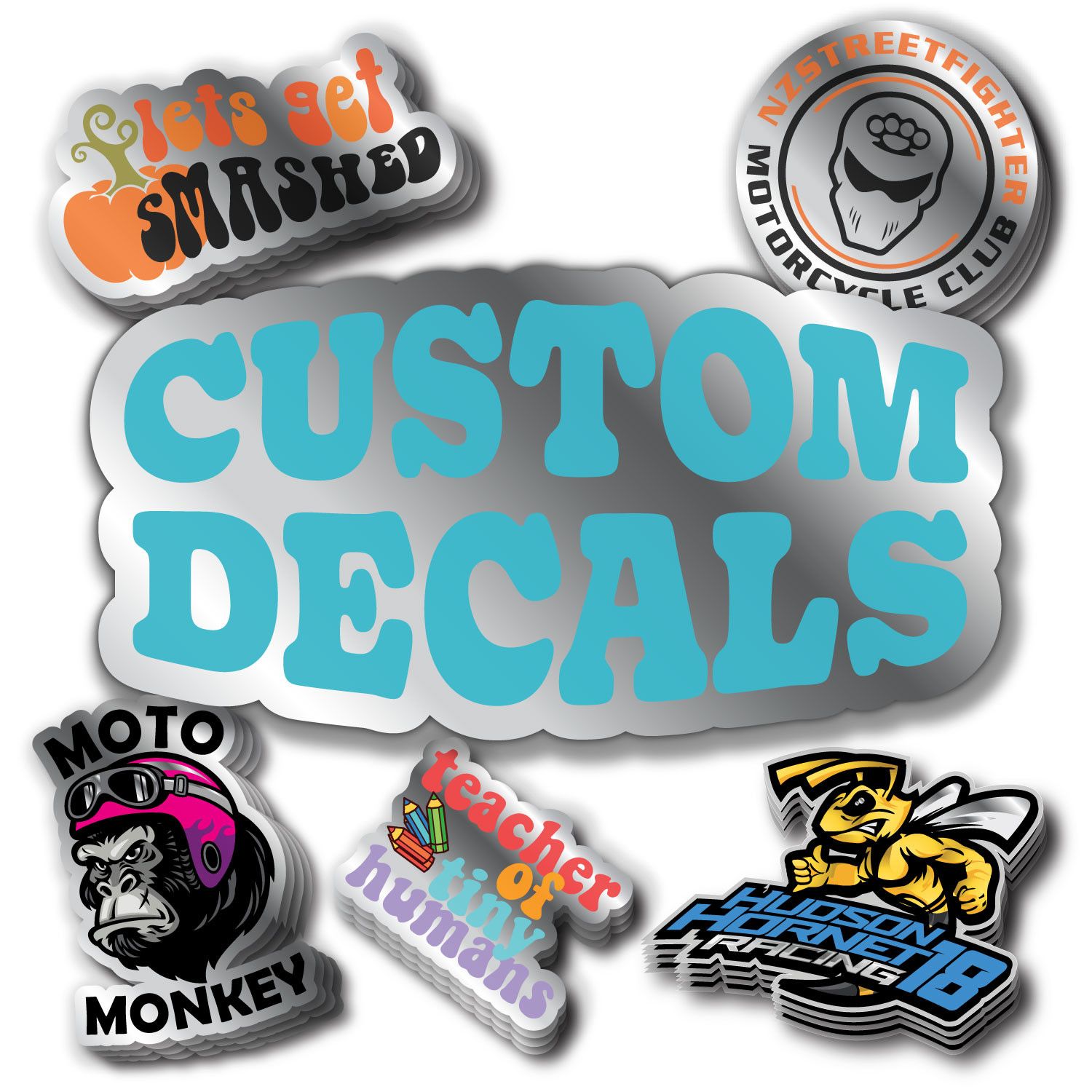 Custom Stickers and Decals – High-Quality Vinyl, Die-Cut & More | Senge ...