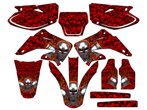 FLAMING GEARHEAD RED COMPLETE KIT
