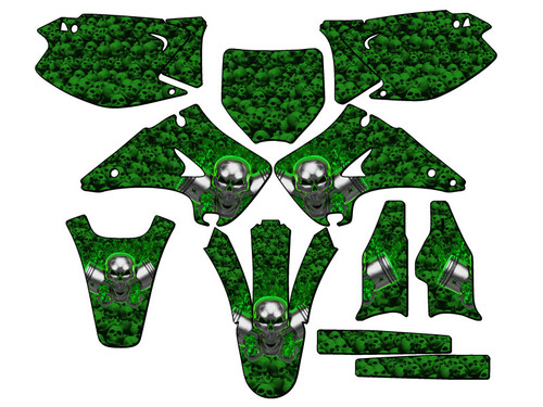 FLAMING GEARHEAD GREEN COMPLETE KIT