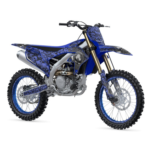 FLAMING GEARHEAD SHOWN ON YZ 450