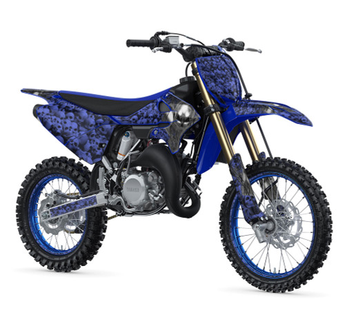 FLAMING GEARHEAD SHOWN ON YZ 250