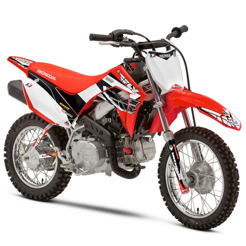 13 FLY RED SHOWN ON CRF 110