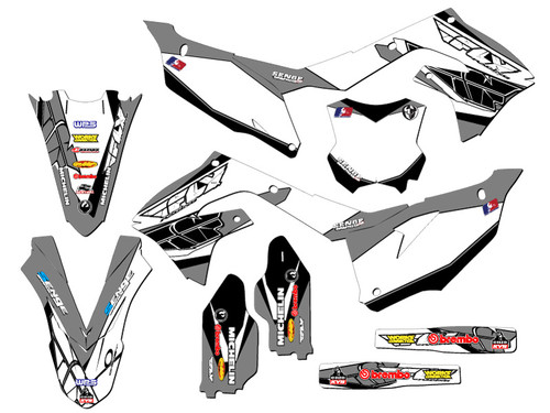 13 FLY GREY COMPLETE KIT