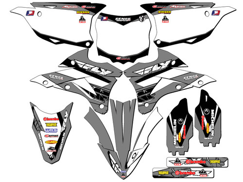 13 FLY GREY COMPLETE KIT