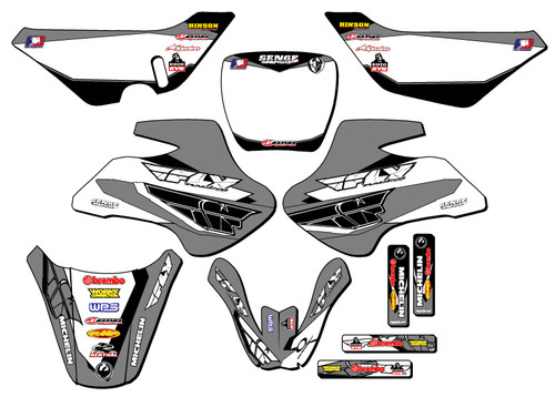 13 FLY GREY COMPLETE KIT
