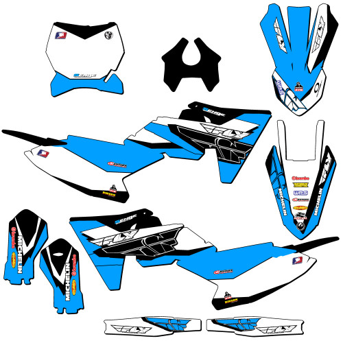 13 FLY SKY BLUE COMPLETE KIT