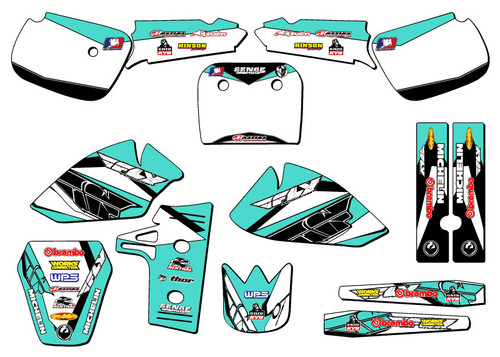 13 FLY TURQUOISE COMPLETE KIT