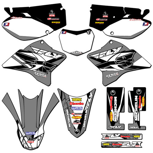 13 FLY GREY COMPLETE KIT