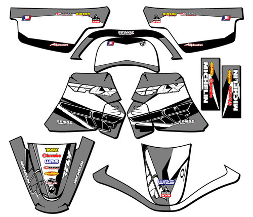 13 FLY GREY COMPLETE KIT