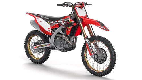 PODIUM RED SHOWN ON CRF 450R