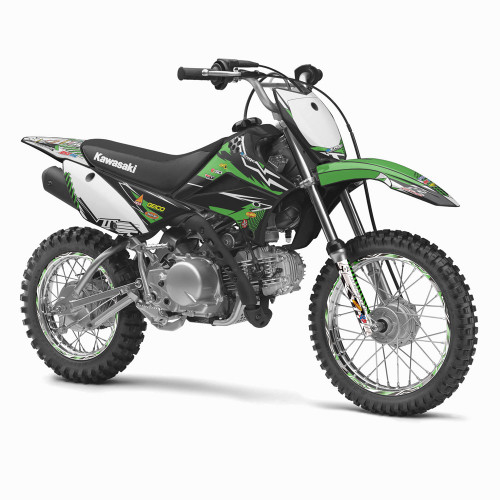 MAYHEM GREEN SHOWN ON KLX 110