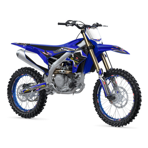 PODIUM BLUE SHOWN ON YZ 450