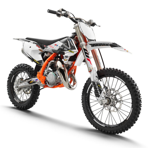 RACE SERIES WHITE SHOWN ON KTM SX 85