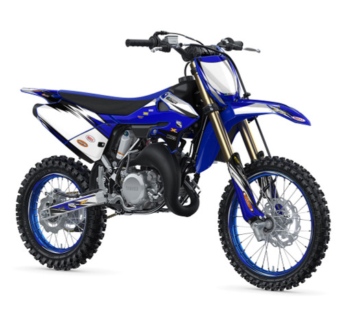 VELOCITY BLUE SHOWN ON YZ 250