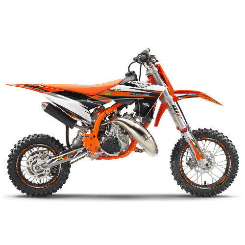 VELOCITY ORANGE SHOWN ON KTM SX 50