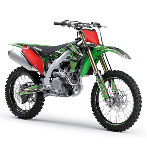 VIGOR GREEN SHOWN ON KX 450