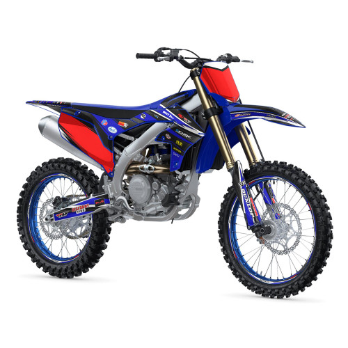 VIGOR BLUE SHOWN ON YZ 450