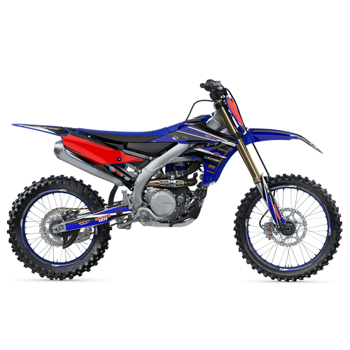 VIGOR BLUE SHOWN ON YZ 450