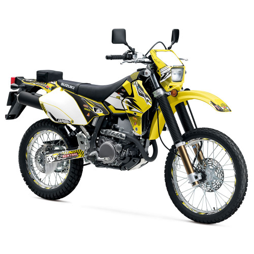 MAYHEM YELLOW SHOWN ON DRZ 400