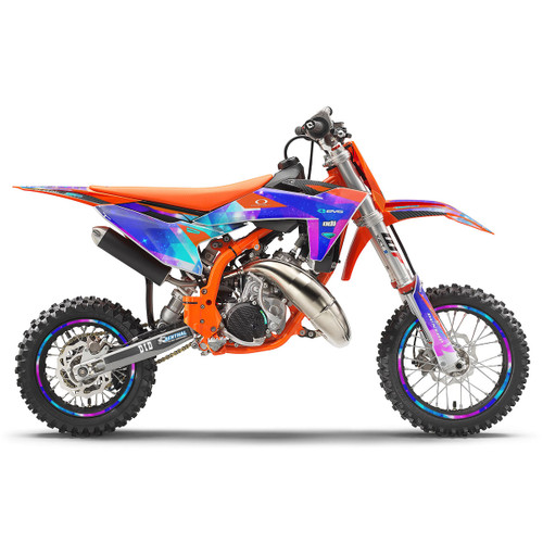 SPACE KADET SHOWN ON KTM SX 50