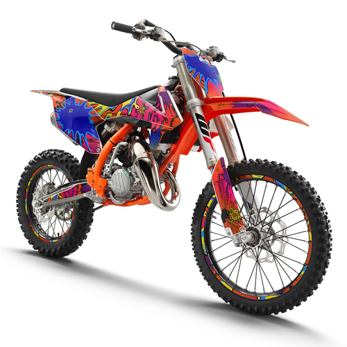 ZANY ORANGE SHOWN ON KTM SX 85