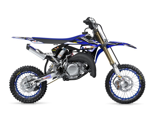 MAYHEM BLUE SHOWN ON YZ 65