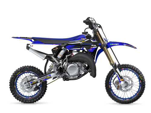 PODIUM BLUE SHOWN ON YZ 65