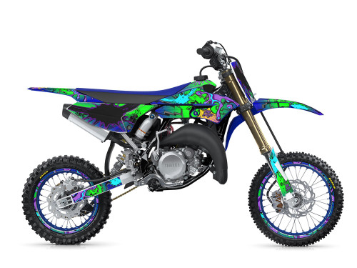 ZANY BLUE SHOWN ON YZ 65