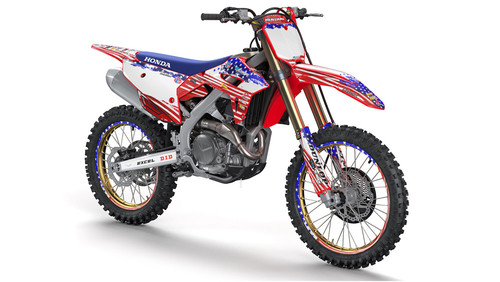 MERICA USA SHOWN ON CRF 450